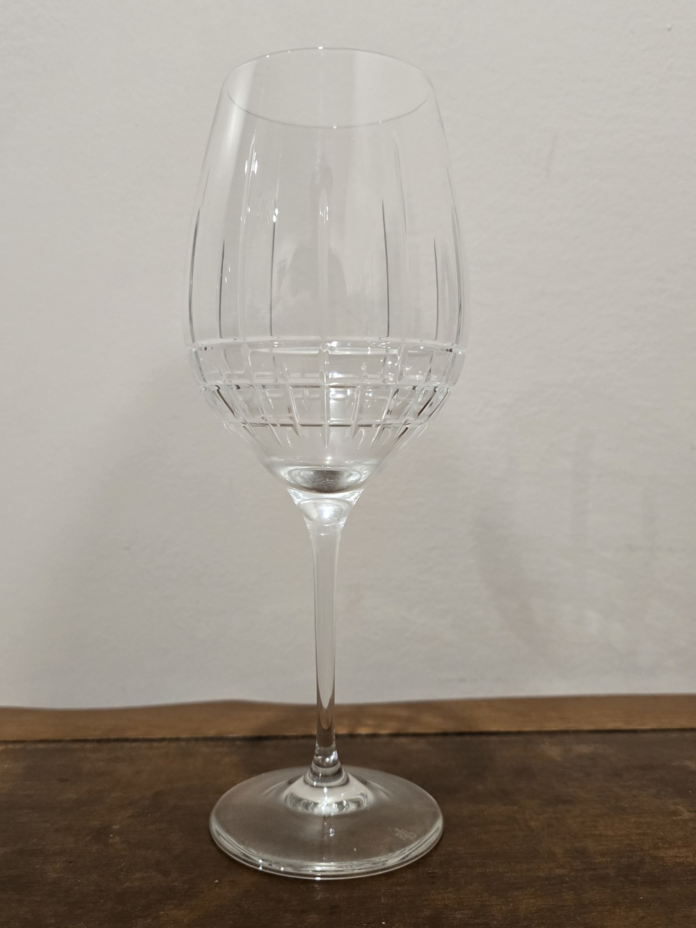 Ralph Lauren Crystal Wine Glass Etched RL Base - Replacement Stemware